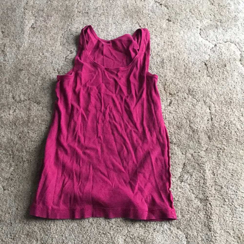 Maroon tank top